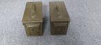 Twee munitiekistjes  afmeting: 30  x 15 x 19 cm, Ophalen of Verzenden, Landmacht, Nederland, Kist of Geocache