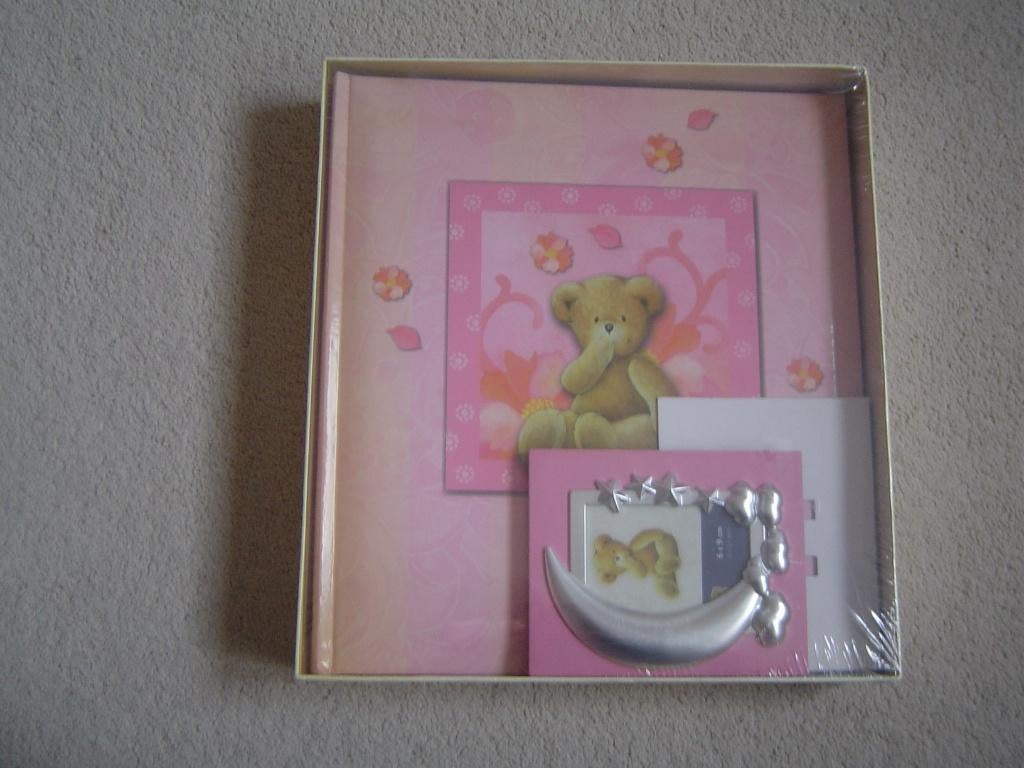 Henzo fotoalbum en fotolijstje, Baby gift set (nieuw), Ophalen of Verzenden, Nieuw, Fotoalbum