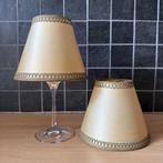 2 lampenkapjes, klemkapjes, Italiaans, vintage, brocante, Ophalen of Verzenden, Zo goed als nieuw