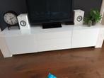 Tv meubel en opbergkast hoogglans wit van Goossens wonen, Ophalen, Zo goed als nieuw, 200 cm of meer, Minder dan 100 cm