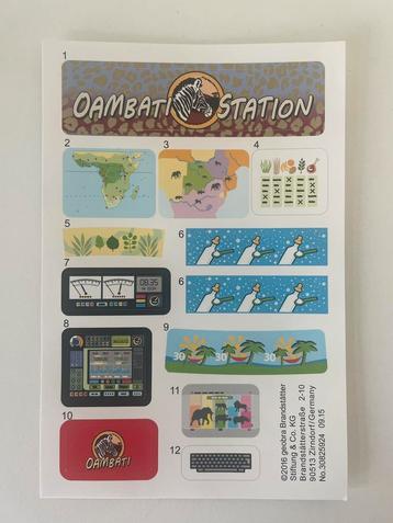 Stickervel Oambati Station safari huis beschikbaar voor biedingen