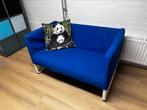 Ikea knopparp blauw, Huis en Inrichting, Banken | Bankstellen, Ophalen, Zo goed als nieuw, Minder dan 150 cm