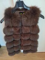 fox fur,  vossenbont bodywarmer, Kleding | Dames, Nieuw, Maat 38/40 (M), Bruin, Verzenden