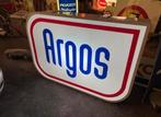 Argos benzinepomp reclame lichtbak, Verzamelen, Merken en Reclamevoorwerpen, Ophalen, Gebruikt, ., Lichtbak of (neon) lamp