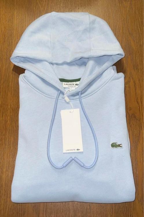 Lacoste Hoodie Lichtblauw nieuw met kaartjes (L), Kleding | Heren, Truien en Vesten, Nieuw, Blauw, Ophalen of Verzenden