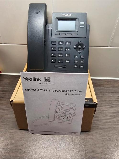 Yealink SIP-T31P, Telecommunicatie, Datacommunicatie en VoIP, Nieuw, Ophalen of Verzenden