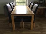 Eetkamer,  compleet., Huis en Inrichting, Ophalen, Gebruikt, 4 tot 6 stoelen