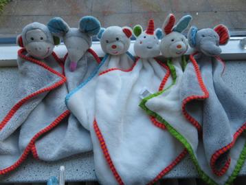 Knuffeldoek konijn eenhoorn beer aap merk ZD Trading Action  beschikbaar voor biedingen