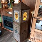Grote houten lantaarn met verlichting western country, Ophalen, Zo goed als nieuw