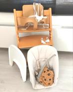 Zeer compleet! Tripp Trapp, newborn, babyset, tray, tuigje., Ophalen, Gebruikt, Meegroeistoel