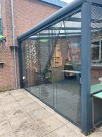 Glazen schuifwand schuifdeuren voor serre overkapping, Tuin en Terras, Overige Tuin en Terras, Ophalen, Zo goed als nieuw