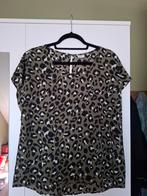 Groen panterprint shirt van JDY maat 40., Maat 38/40 (M), Ophalen of Verzenden, Zo goed als nieuw, Korte mouw