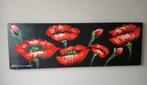 Schilderij Papaver, Ophalen, Nieuw, 125 cm of meer, Schilderij