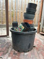 Plastic potten, Ophalen, Tuinaarde