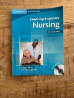 Cambride english for nursing Pre intermediate, Ophalen of Verzenden, Zo goed als nieuw, HBO, Virginia Allum