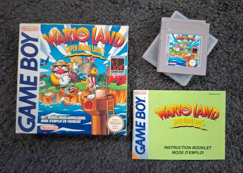 Warioland voor Gameboy Classic + Doosje + Handleiding, Spelcomputers en Games, Games | Nintendo Game Boy, Gebruikt, Avontuur en Actie