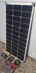 100 watt zonnepaneel met laadregelaar en aansluit kabels, Watersport en Boten, Ophalen, Gebruikt, Motor en Techniek