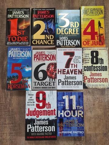 James Patterson 25 boeken (Engels) beschikbaar voor biedingen