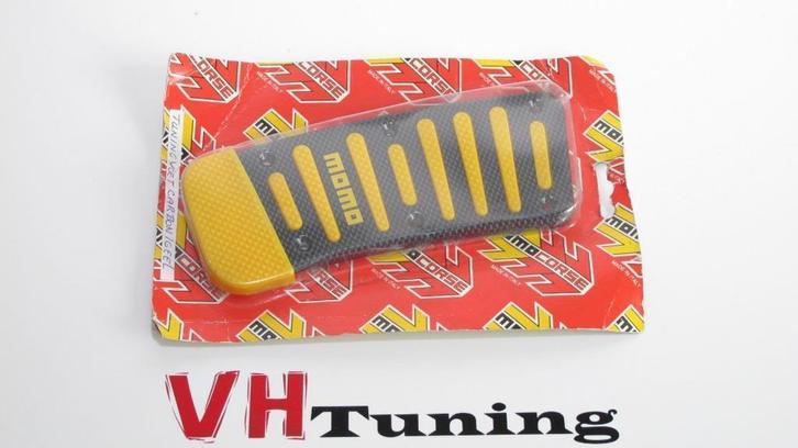 MOMO corse rust voet carbon/geel, Auto diversen, Tuning en Styling, Ophalen of Verzenden