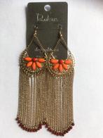 Fabulous lange goudkleurige kettinkjes hang oorbellen, Overige materialen, Hangers, Nieuw, Ophalen of Verzenden