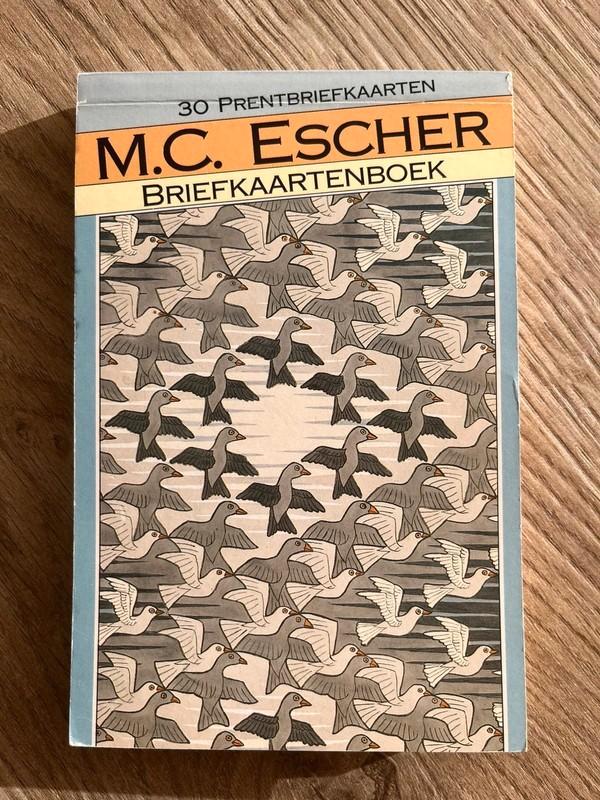 M.C. escher briefkaartenboek • uitstekende staat, Verzamelen, Ansichtkaarten | Themakaarten, Ongelopen, Overige thema's, Ophalen of Verzenden