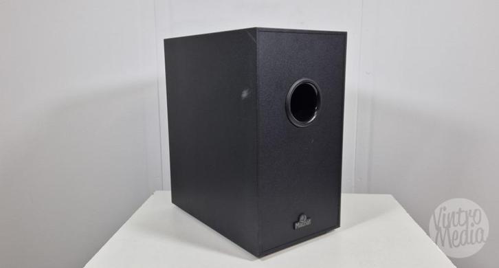 Magnat Passieve Subwoofer | Woofer | 6 Maanden Garantie, Audio, Tv en Foto, Luidsprekers, Gebruikt, Front, Rear of Stereo speakers