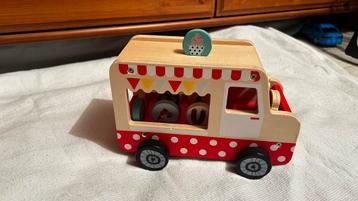 Foodtruck van hout beschikbaar voor biedingen