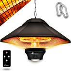 TRESKO plafondverwarmer-brons- met afstandsbediening, Elektrisch, Plafond, Draaibaar, Nieuw