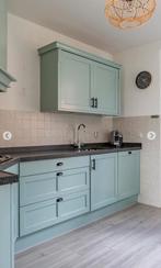 Complete keuken met inbouwapparatuur, Ophalen, Gebruikt, Hoekkeuken, Composiet