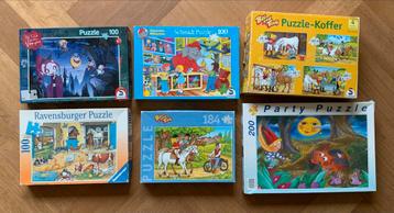 6 Puzzels (60-200 stukjes) - Gratis! beschikbaar voor biedingen