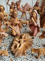 Vintage kerststal beelden 21- delig gemerkt., Diversen, Kerst, Ophalen of Verzenden, Zo goed als nieuw
