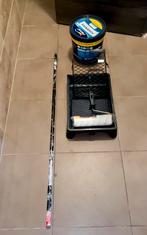 Nieuwe verfset - 12.5l Flexa Powerdek Wit + Roll + Telescoop, Ophalen, Nieuw, Wit, Verf