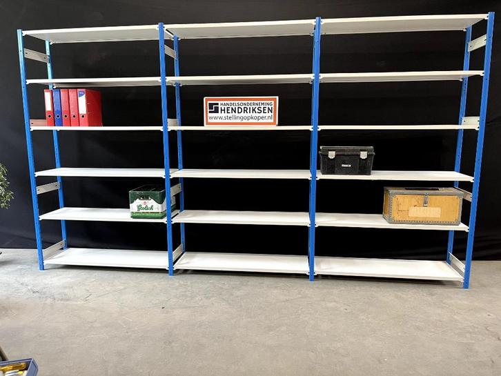 ZGAN stelling / legbordstelling - partij aanwezig! 40cm diep, Zakelijke goederen, Kantoor en Winkelinrichting | Magazijn, Stelling en Opslag