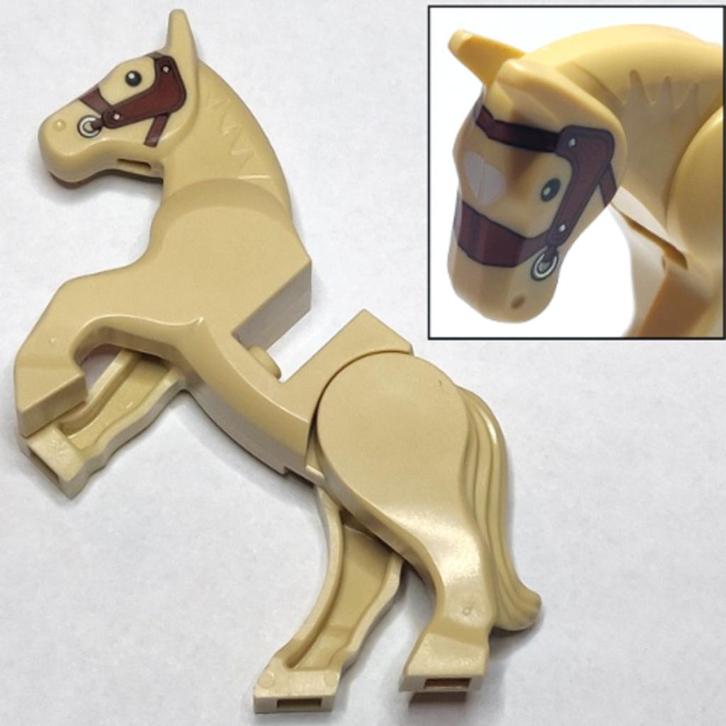 Lego Castle Dieren Paard Beige of Bruin (NIEUW), Kinderen en Baby's, Speelgoed | Duplo en Lego, Nieuw, Lego, Complete set, Ophalen of Verzenden