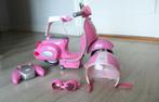 babyborn roze scooter met  afstandsbediening helm en bril, Ophalen of Verzenden, Zo goed als nieuw, Babypop
