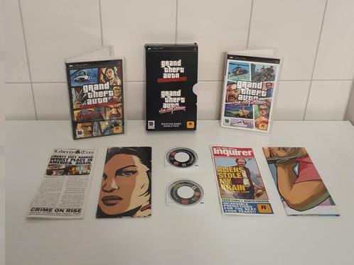 COMPLEET | ZELDZAAM | PSP | DOUBLE PACK GTA GRAN THEFT AUTO, Spelcomputers en Games, Games | Sony PlayStation Portable, Gebruikt
