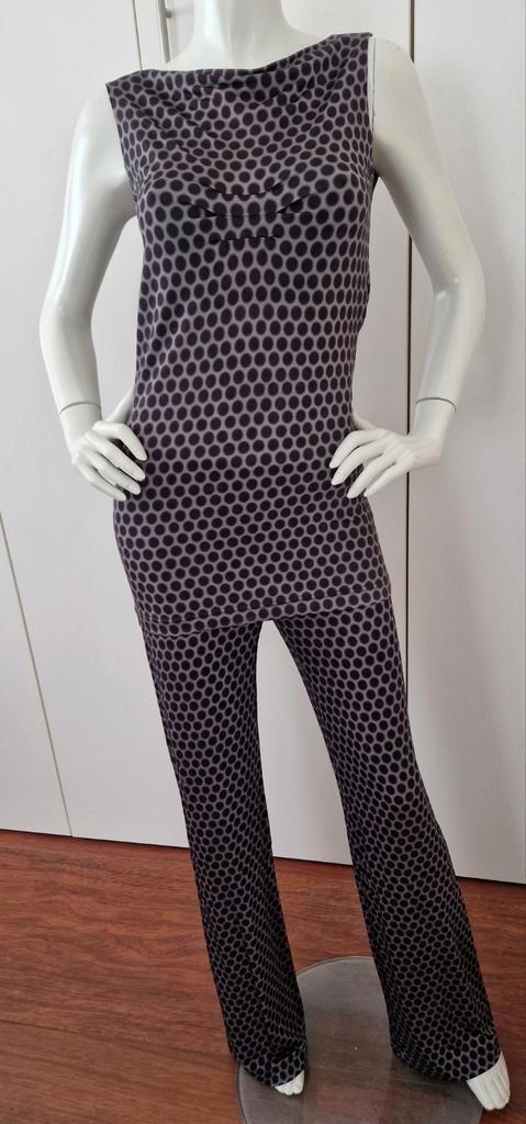 MALIPARMI SETJE PANTALON MT 36/38 + TOP MT 38, Kleding | Dames, Jumpsuits, Zo goed als nieuw, Maat 38/40 (M), Bruin, Ophalen of Verzenden