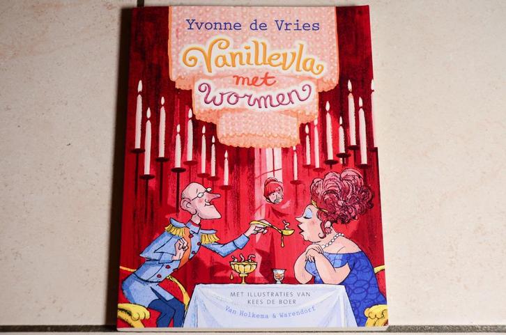Vanillevla met wormen / Yvonne de Vries Nieuw, Boeken, Kinderboeken | Jeugd | onder 10 jaar, Nieuw, Fictie algemeen, Ophalen of Verzenden