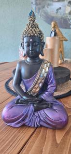 Dhyana Mudra boeddha 3 stuks zwart/paars goud., Huis en Inrichting, Ophalen, Nieuw