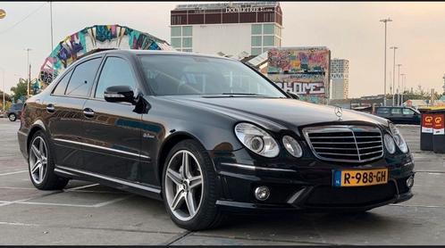 Mercedes E63 AMG 2007 W211 Zwart, Auto's, Mercedes-Benz, Particulier, E-Klasse, ABS, Adaptieve lichten, Airbags, Airconditioning