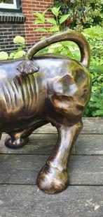 STIER / WALL STREET STIER / BRONS / 88 CM LANG, Antiek en Kunst, Ophalen