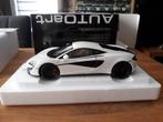 Autoart 76941 1/18 Mclaren 570S wit, Ophalen of Verzenden, Zo goed als nieuw, Auto, Autoart