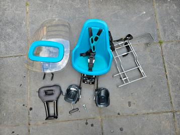 Bobike one mini blauw fietsstoeltje met accessoires  beschikbaar voor biedingen