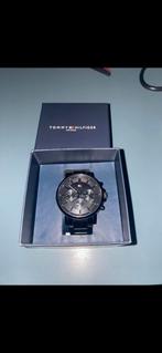 Tommy hilfiger horloge zwart- te koop/ruil, Sieraden, Tassen en Uiterlijk, Horloges | Heren, Ophalen, Zo goed als nieuw, Staal