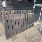 Hekwerk met paal, Minder dan 3 meter, Ophalen of Verzenden, Hout, 1 tot 2 meter