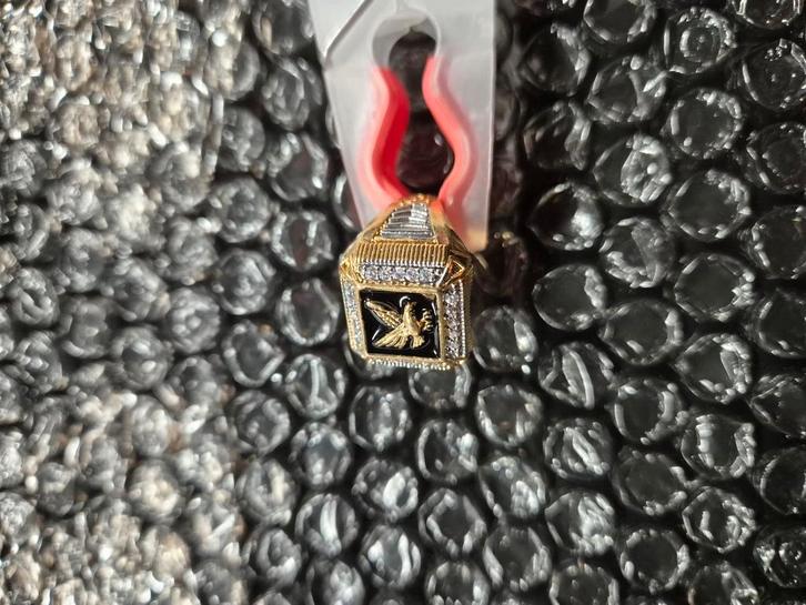 Heren Ring vingermaat 21 en 22 mm, Sieraden, Tassen en Uiterlijk, Ringen, Nieuw, Heer, 20 of groter, Goud, Ophalen of Verzenden