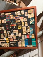 Uniek collectieboard met oude textiellabels, Ophalen of Verzenden