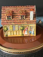 Oud koekblik huisje, Verzamelen, Ophalen of Verzenden, Gebruikt, Koek(jes), Overige merken