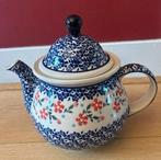 Bunzlau Theepot - Handbeschilderd, Huis en Inrichting, Keuken | Servies, Overige typen, Nieuw, Ophalen of Verzenden, Overige stijlen