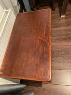 Houten Tafel/ Bijzettafel, Ophalen of Verzenden, Gebruikt, Rechthoekig, 75 cm of meer
